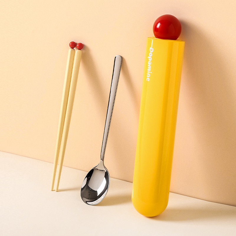 川岛屋筷子勺子套装一人便携餐具