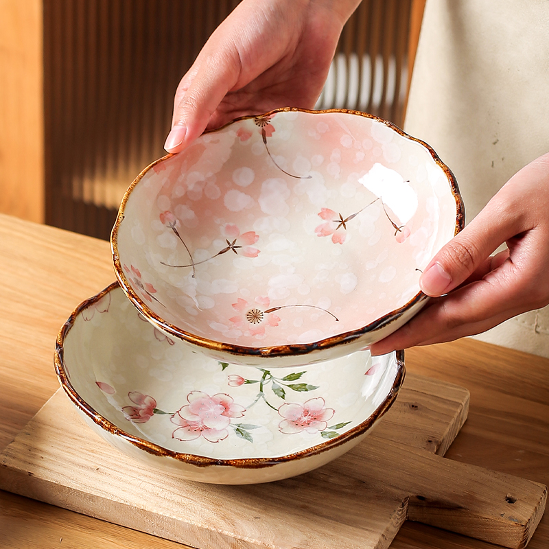 川岛屋日式陶瓷盘子菜盘家用餐盘