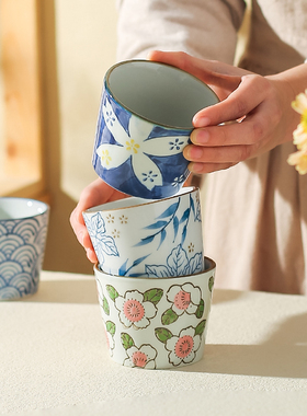 川岛屋日式小茶杯围炉煮茶陶瓷喝茶杯子功夫茶具套装主人杯品茗杯