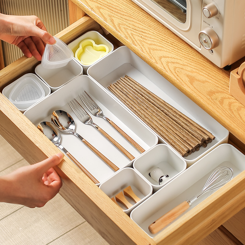 川岛屋筷子收纳盒家用放餐具勺子