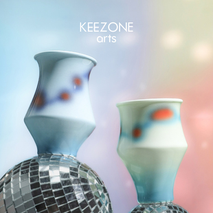 Keezone日晒水洗咖啡陶瓷品鉴杯专业套装咖啡闻香杯出品杯160ml