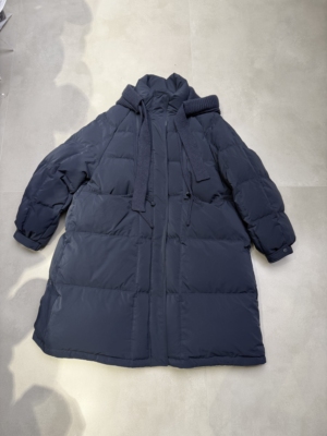 2025冬新款针织连帽羽绒服女中长款加厚保暖宽松显瘦韩版过膝外套