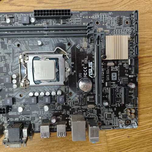 议价-华硕H110M-K主板+Intel i3-6100处理器套装-可维修
