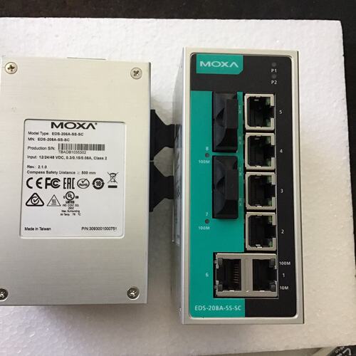 议价-摩莎MOXA 交换机 EDS-208A-MM-SC 原装正品-可维修