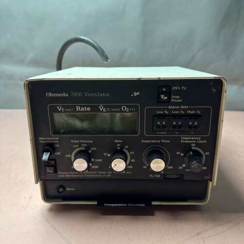 议价-Ohmeda/奥美达 型号：7800 Ventilator-可维修