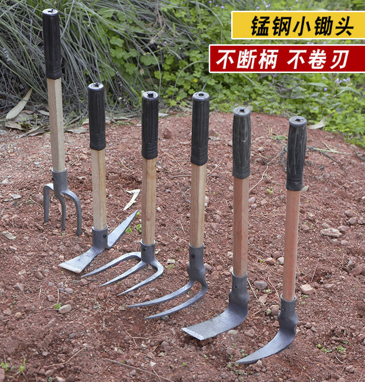锄头农具种菜两用除草家用镐头挖土户外耙子赶海神器园艺挖笋工具,鲜花速递/花卉仿真/绿植园艺,铲子,淘宝优惠券,粉丝福利购,淘宝优惠卷
