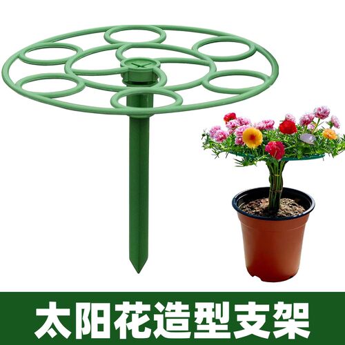 太阳花棒棒糖造型爬藤支撑架
