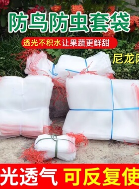尼龙防虫网袋水果套袋白色种子袋浸种袋滤网火龙果防果蝇防鸟袋子