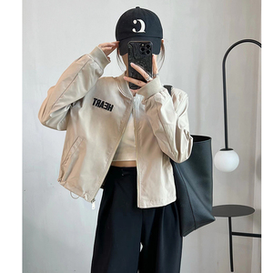 好品质 能穿出韩系女主感 秋季 新款外套小个子宽松休闲百搭上衣