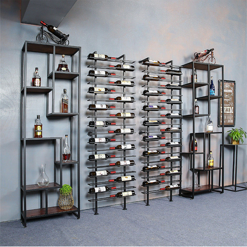 美式金属酒柜落地式工业风复古咖啡厅酒吧红酒架葡萄酒展示架室内|ruв категории коммерческий/офисная мебель, развлечения/бар/Ktv мебель, красное вино стойка/кабинет - от Buy2taobao.com для оказания профессиональной услуги покупки агента Taobao