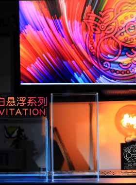 ada同款悬浮缸超白玻璃鱼缸苔藓缸微景观植物生态缸斗鱼缸黑猫推