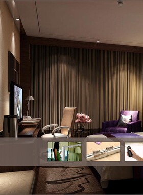 私人定制电动窗帘,智能遥控自动窗帘,柔性静音质保5年特价促销