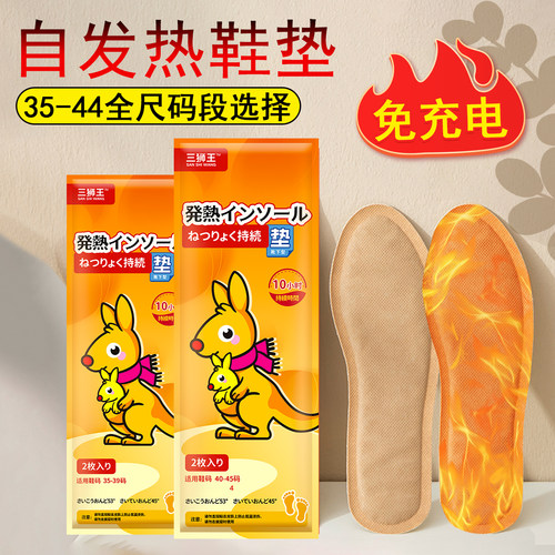 三狮王自发热鞋垫暖脚神器