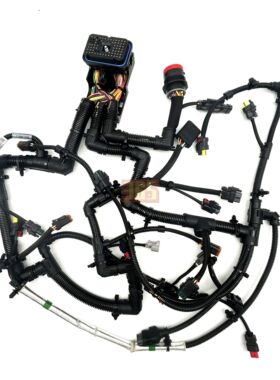 挖掘机配件 卡特324E 329E 发动机线束3640611 364-0611 原厂插头