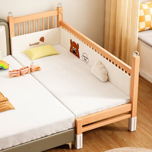 儿童拼接床侧边带升降护栏