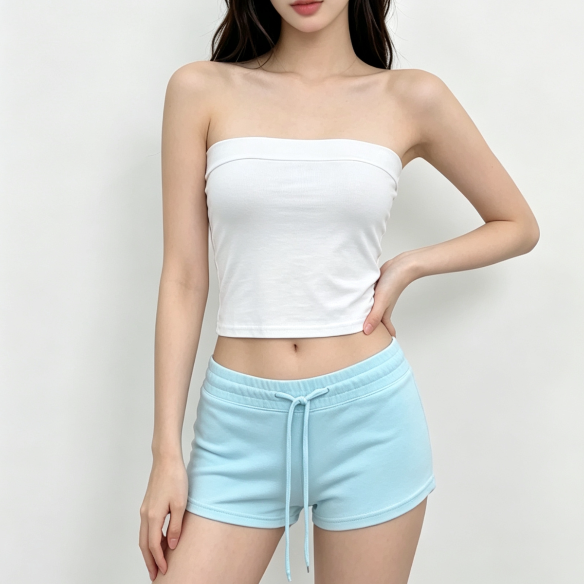 抹胸内衣无肩带裹胸上衣夏女内搭防走光外穿紧身纯棉修身吊带背心