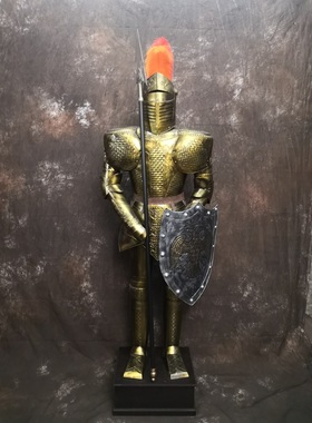 金属镇宅中世纪落地摆件