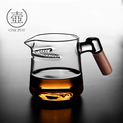 公道杯茶滤网一体分茶器