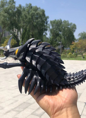 怪兽超级杰顿幼虫海帕芝顿死镰佩丹尼姆庞芝顿幼体软胶模型玩具男