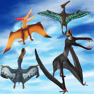 仿真恐龙玩具模型大号翼龙套装风神翼龙古魔翼龙无齿翼龙关节可动