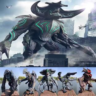 环太平洋复仇流浪者雷怪憎恶刀头斧头怪兽棱背龟人偶玩偶模型玩具