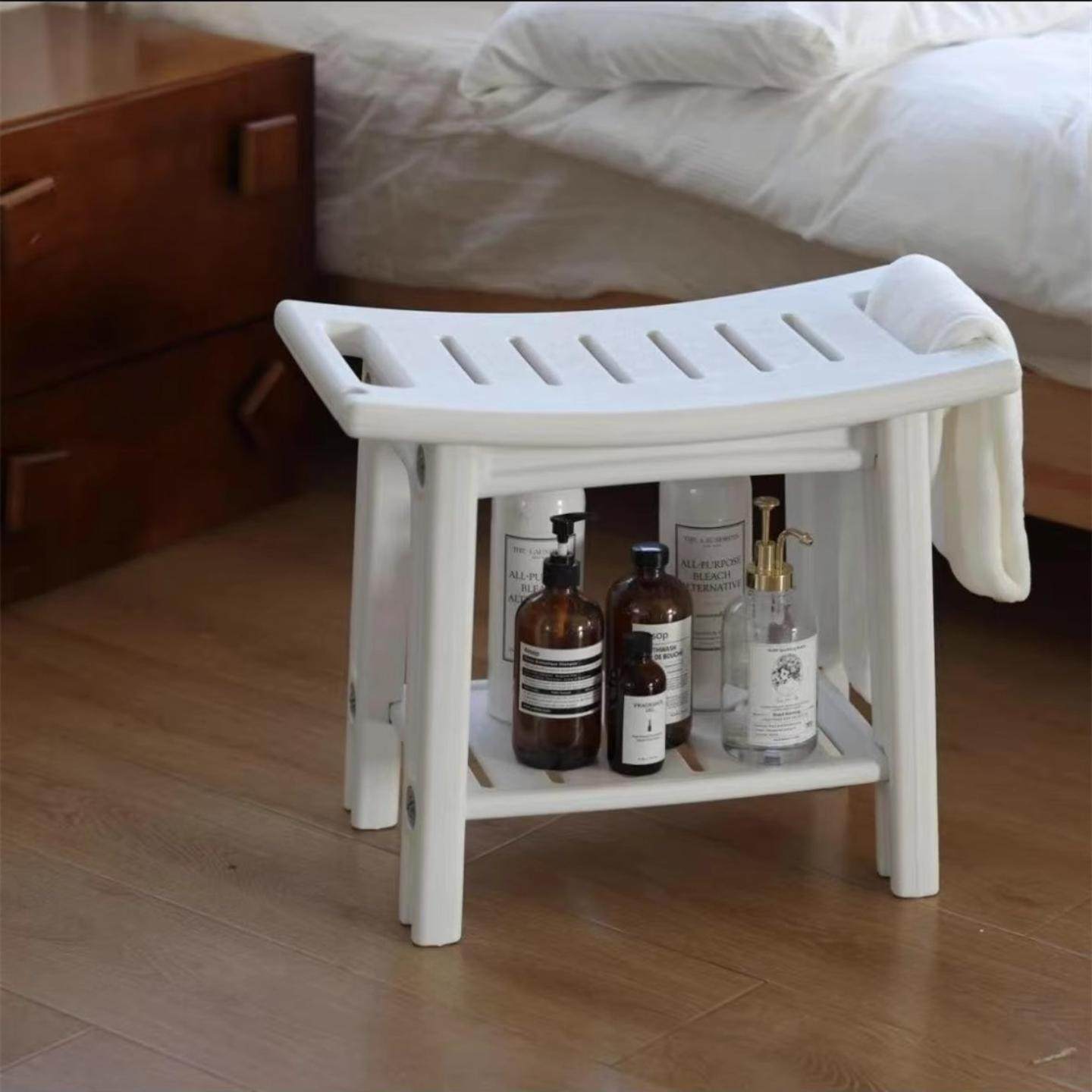 浴室凳卫生间洗澡凳老人孕妇儿童淋浴坐凳收纳凳双层板凳防滑矮凳,家装主材,浴室壁挂凳椅,淘宝优惠券,粉丝福利购,淘宝优惠卷