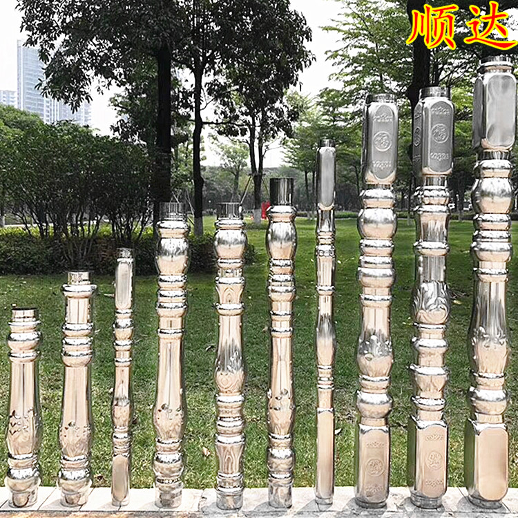 立柱柱护栏围栏装饰阳台楼梯罗马柱柱欧式不锈钢不锈钢304柱起步