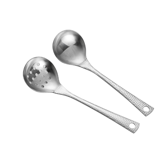 藏不住的质感~不锈钢汤勺漏勺套装火锅盛汤勺子家用厨房
