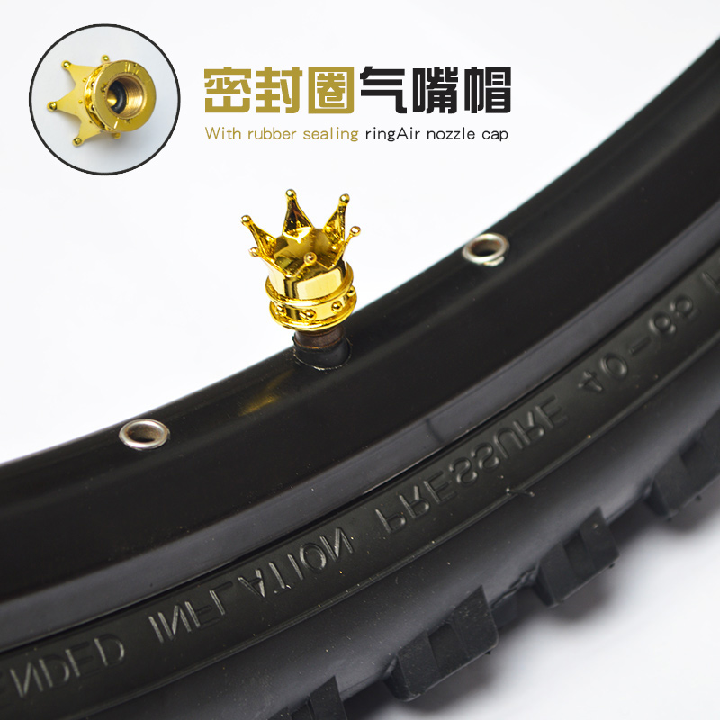 金属皇冠骰子汽车装饰气门嘴帽轮胎气门芯套铝合金气门盖通用