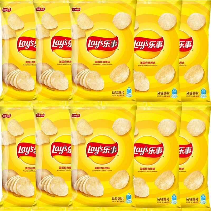 乐事薯片美国经典原味70g包