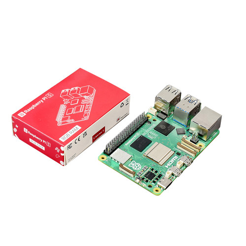树莓派5代 5B/4B开发板[Raspberry Pi 5]8GB主板Python编程AI套件