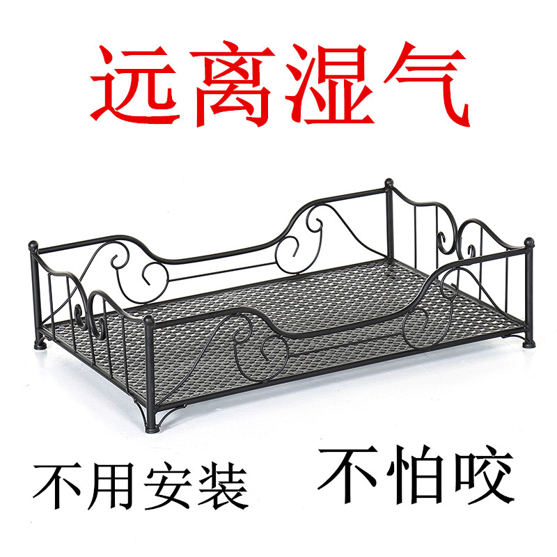 四季通用中小型犬柯基泰迪铁艺狗窝狗床可拆洗耐咬铁艺宠物猫狗床