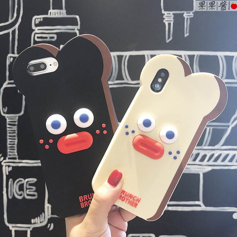 º«¹ú¿É°®Á¢ÌåÍÂË¾Ãæ°üiphoneXÊÖ»ú¿ÇÆ»¹ûi8Èí¹è½ºÌ×7plus·Àˤ6sÅ®