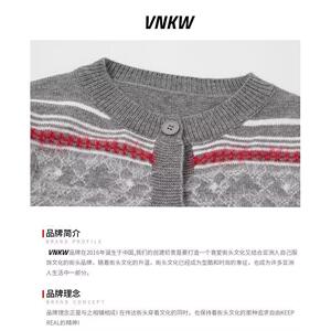 秋冬开衫毛衣美式复古休闲慵懒风马海毛针织衫条纹外套NB104 P60图片