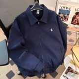 春秋痞帅外套男ins高街潮牌刺绣美式韩版潮流宽松夹克nb69p70，男装夹克，电商D256-2(原A064-2)