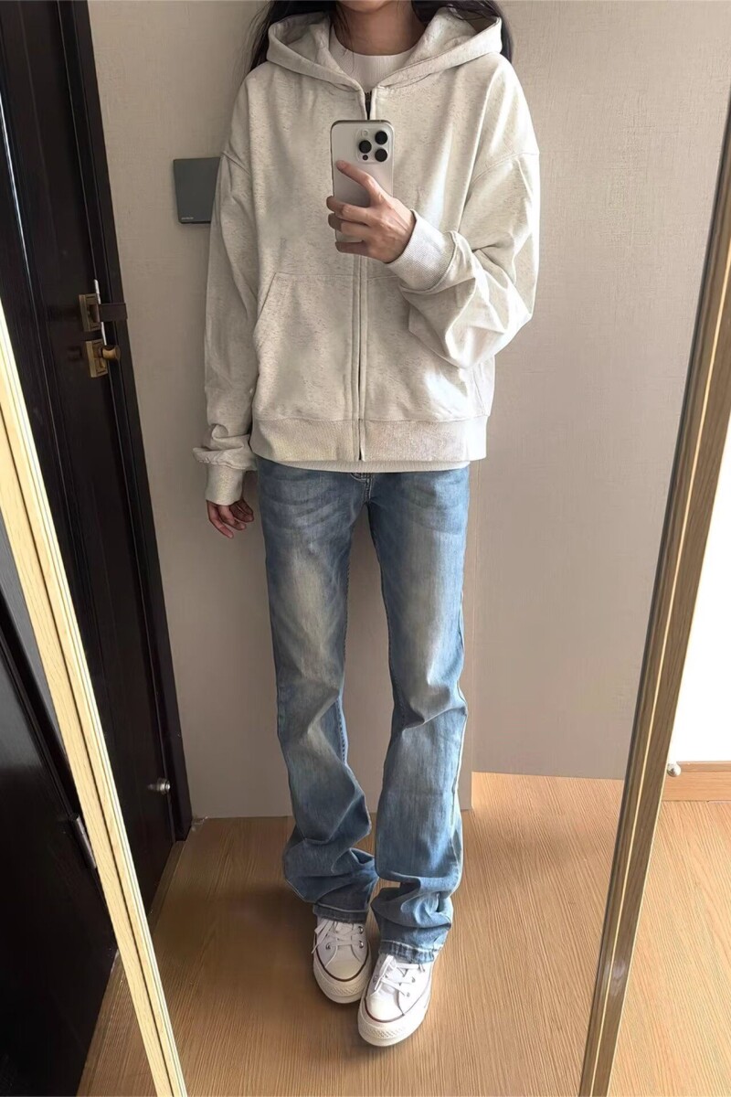 复古简约百搭多色修身弹力浅蓝牛仔裤男宽松直筒休闲裤GJ320P45,男装牛仔裤,电商D256-2(原A064-2)