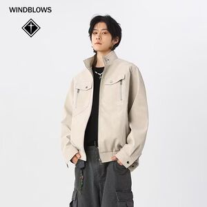 痞帅外套男ins高街潮牌港风日系原宿风韩版潮流宽松夹克k131 p90图片