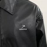 欧美街头潮流宽松机车服皮衣高级感飞行员PU皮夹克外套PJ09P60，男装皮衣，电商D256-2(原A064-2)