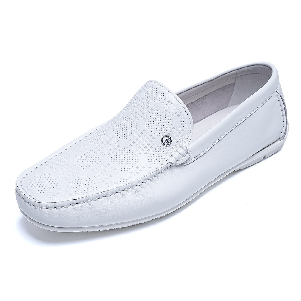 金利来男鞋2025夏季新款专柜正品鞋镂空套脚商务休闲皮鞋男豆豆鞋,流行男鞋,乐福鞋（豆豆鞋）,淘宝优惠券,粉丝福利购,淘宝优惠卷