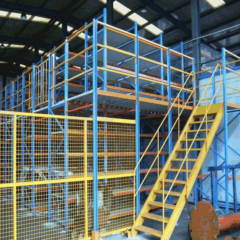 常州张家港二层货架厂家昆山重型双层隔楼货架钢构阁楼货架