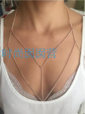 欧美身体链body chains 性感合金bikini身体链BY488 个性文胸饰品