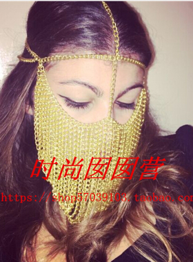 头饰欧美风饰品合金扭链男女通用