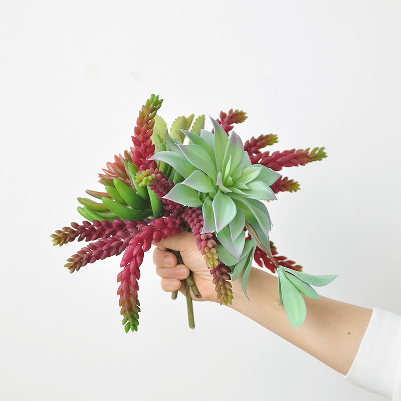 仿真植物 多肉绿植 家居办公商用绿化装饰组合摆件 植物单品F665