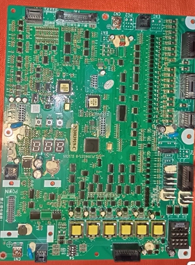 日立电梯ELSC05主板拷贝授权配对外呼门机板显示E开通查看故障码
