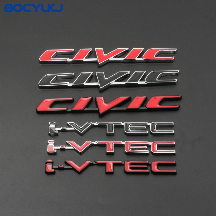 适用于思域CIV英文金属尾