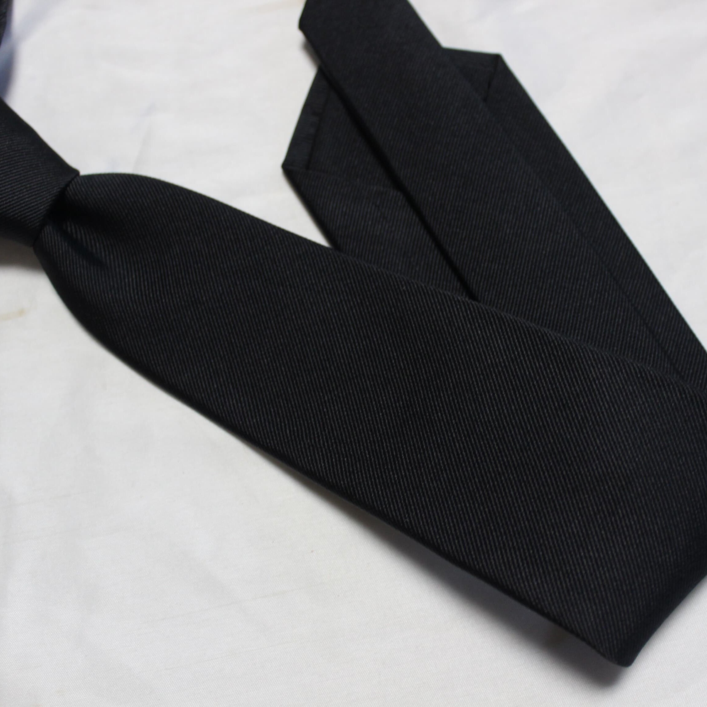 蚕丝真丝色织提花领带真丝结婚黑色斜纹结婚商务正装正式8CM