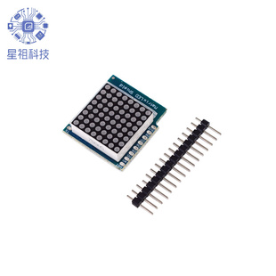Matrix LED 屏蔽 V1.0.0 for WEMOS D1 mini 8x8矩阵 点阵LED