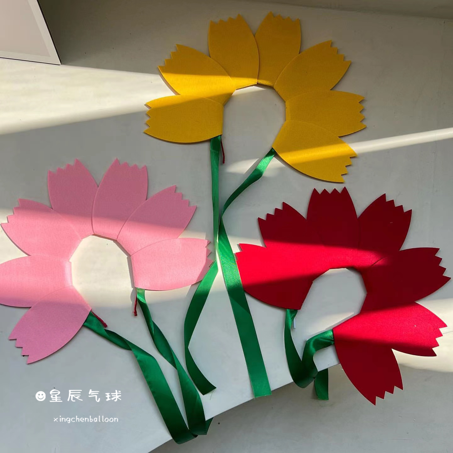 儿童宝宝太阳花发箍生日派对装饰