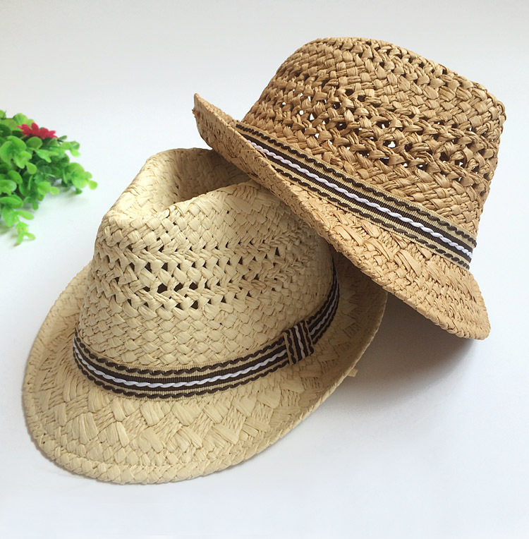 T931儿童草帽爵士帽纸草礼帽男童夏季软出游遮阳帽潮帽宝宝新款,童装/婴儿装/亲子装,帽子,淘宝优惠券,粉丝福利购,淘宝优惠卷