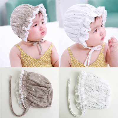 韩国婴儿百搭夏季公主帽